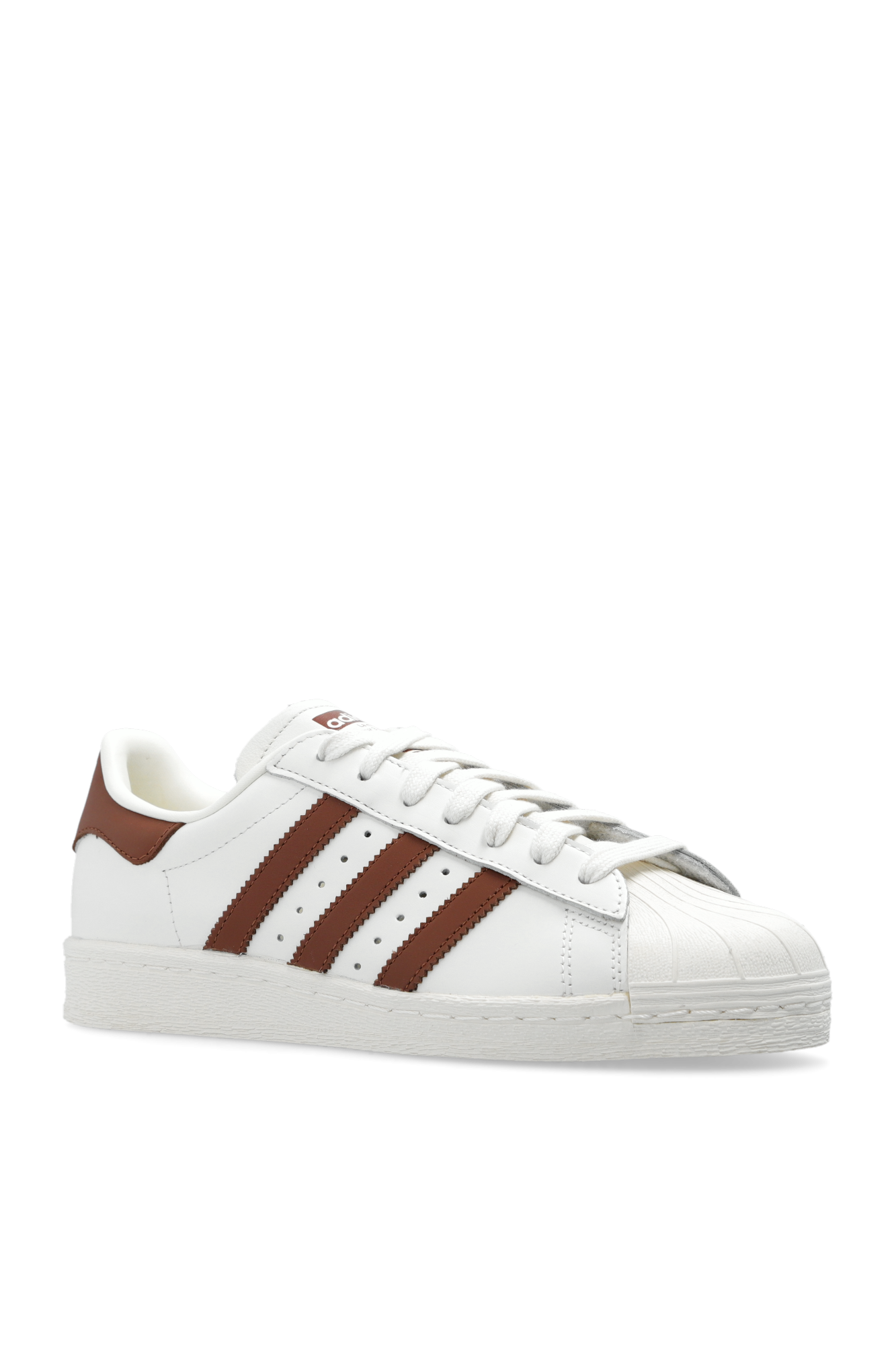 Adidas superstar top bronze stripe